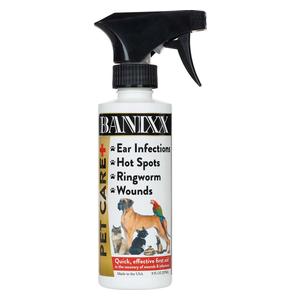 Banixx Pet Care Bacterial and Fungal Infection Spray for All Pets 8 oz - Item # 28589