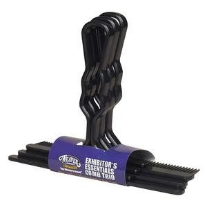 Exhibitor's Essentials Trio Combs Black - Item # 28725
