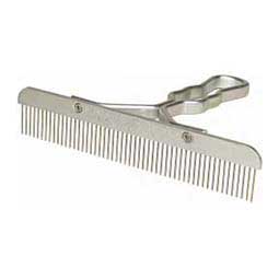 Stainless Steel Blunt Tooth Comb Aluminum handle - Item # 28732