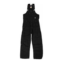 Original Washed Insulated Mens Bib Overalls - Short Black - Item # 28885