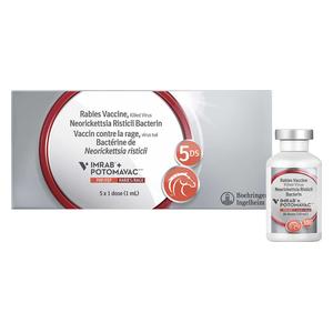 Equine Potomavac + Imrab Rabies Equine Vaccine 5 x 1 dose vials - Item # 28938