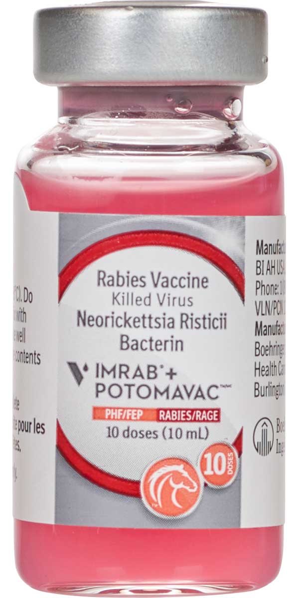 Valley Vet - Equine Potomavac + Imrab Rabies Equine Vaccine Boehringer ...
