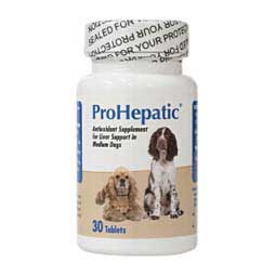 ProHepatic Liver Support for Dogs and Cats Medium dogs (30 ct) - Item # 29028