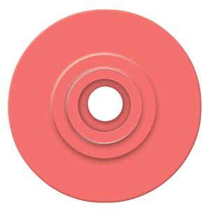 Allflex Global Small Female Buttons Red 1000 ct - Item # 29066
