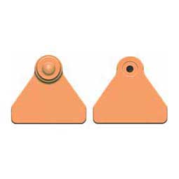 Sheep Mini Ear Tags - Blank Orange - Item # 29073