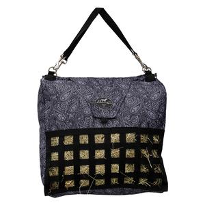 Slow Feeder Hay Bag Paisley/Black - Item # 29209