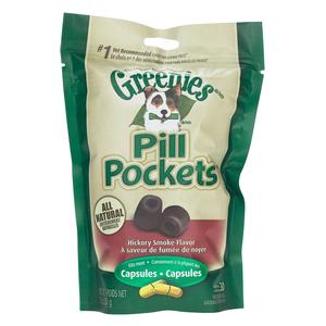 All Natural Greenies Pill Pockets Capsules for Dogs Hickory - Item # 29386