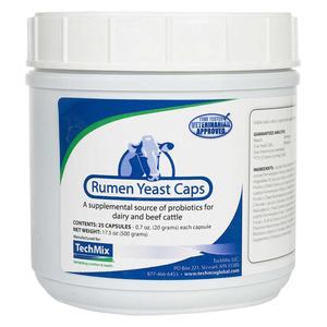 Rumen Yeast Caps for Dairy and Beef Cattle 25 ct - Item # 29469