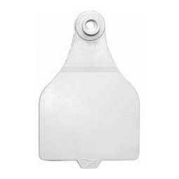 DuFlex Extended Panel Blank Large Cattle ID Ear Tags White - Item # 29509