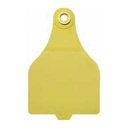 DuFlex Extended Panel Blank Large Cattle ID Ear Tags Yellow - Item # 29509