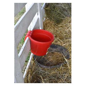 Hook Over 8 Quart Feed Pail Red - Item # 29779