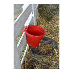 Hook Over 8 Quart Feed Pail Red - Item # 29779