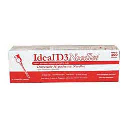 Stainless Steel D3 Hypodermic Needles 100 ct (18 ga x 1 in) - Item # 29880