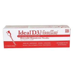 Stainless Steel D3 Hypodermic Needles 100 ct (18 ga x 1 in) - Item # 29880