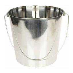 Indoor/Outdoor Stainless Steel Feed & Water Pail 13 qt - Item # 30024