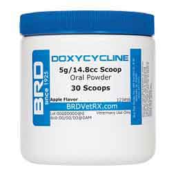 Doxycycline Hyclate Oral Powder for Horses 5gm/14.8 cc 30 scoop - Item # 3011RX