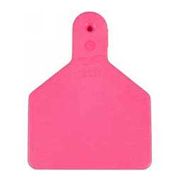 No-Snag Blank Calf ID Ear Tags Pink 25 ct - Item # 30155