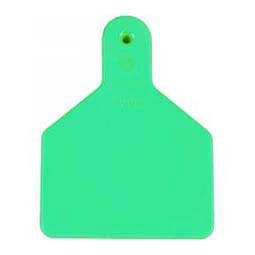 No-Snag Blank Calf ID Ear Tags Green 25 ct - Item # 30155