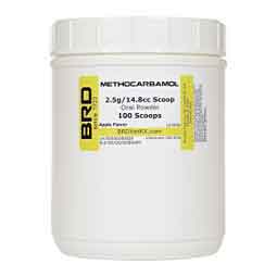 Methocarbamol Oral Powder for Horses 2.5gm/14.8 cc 100 scoop - Item # 3019RX