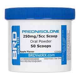 Prednisolone Oral Powder for Horses 250 mg/5 cc 50 scoop - Item # 3022RX