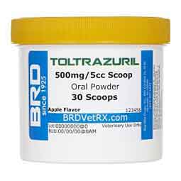 Toltrazuril Oral Powder for Horses 500 mg/5 cc 30 scoop - Item # 3025RX