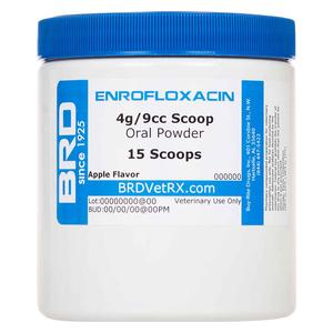 Enrofloxacin Oral Powder for Horses 4gm/9cc 15 scoop - Item # 3039RX