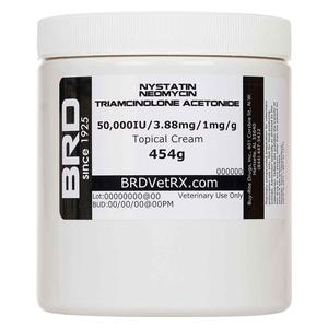 Nystatin/Neomycin/Triamcinolone Acetonide Topical Cream for Horses 50,000IU/3.88mg/1mg/gm 454 gm - Item # 3041RX