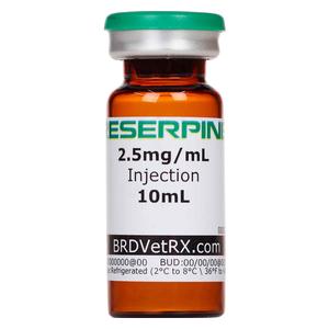 Reserpine Injection for Horses 2.5mg/ml 10 ml - Item # 3042RX