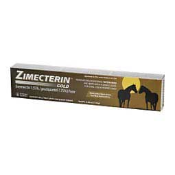 Zimecterin Gold Paste Horse Wormer Single dose - Item # 30449