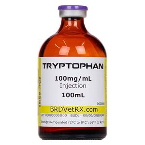 Tryptophan Injection for Horses 100mg/ml 100 ml - Item # 3045RX