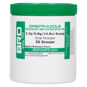 Omeprazole/Sodium Bicarbonate Oral Powder for Horses 2.2gm/0.8gm/14.8cc 30 scoop - Item # 3047RX