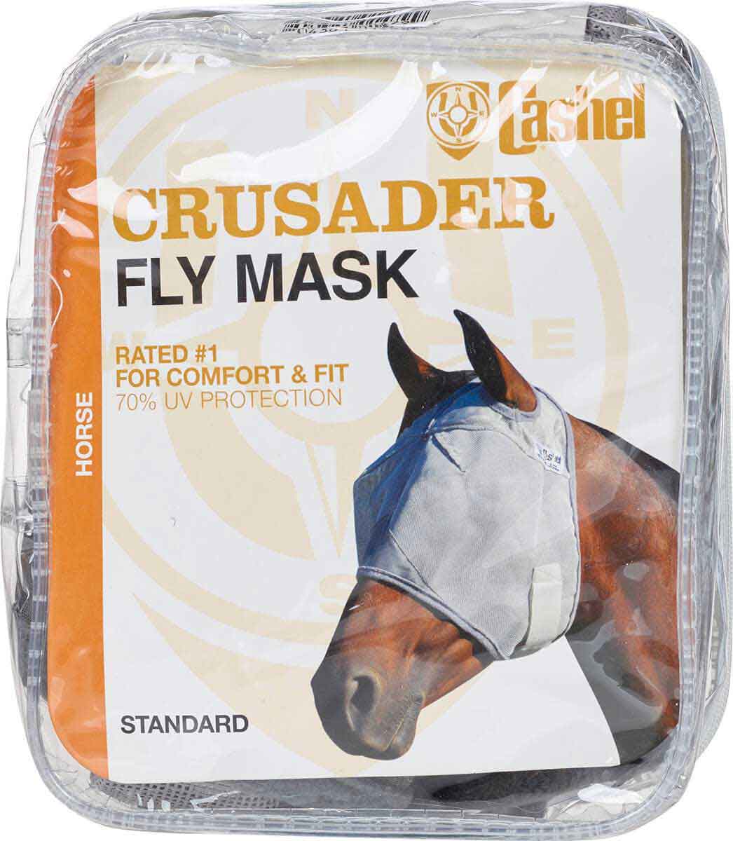 CASHEL CRUSADER COOL FLY MASK for Standard Yearling HORSE Pony sun protection 