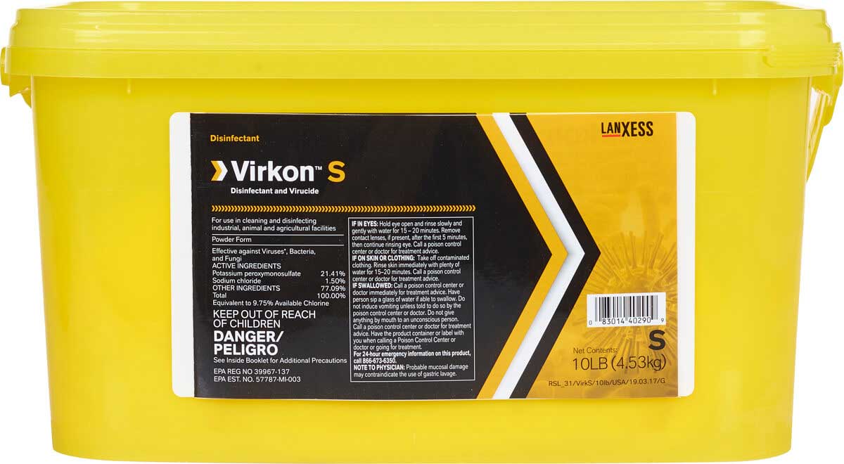 DuPont Virkon S 50x5g Tablet Broad Spectrum Disinfectant 