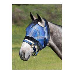 Fly Mask with Fleece Trim Kentucky Blue Plaid - Item # 31374