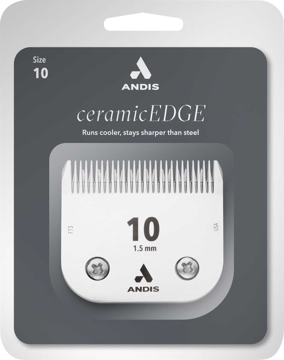 andis ceramic blade size chart