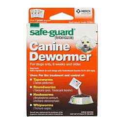Safe-Guard Canine Dewormer 3 x 1 gm - Item # 31651