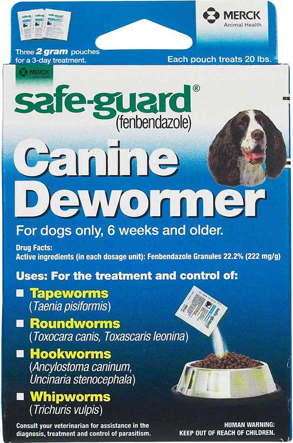 is horse dewormer safe for dogs