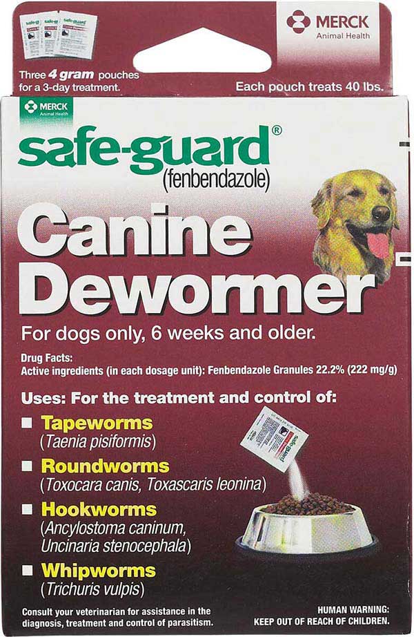 Фенбендазол для собак. Safeguard.