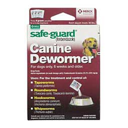 Safe-Guard Canine Dewormer 3 x 4 gm - Item # 31653