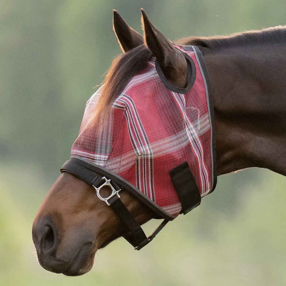 Aazon.co: Kensington Draft Fly Ask W/Web Tri Dual Ear Opening & Forelock Freedo Size