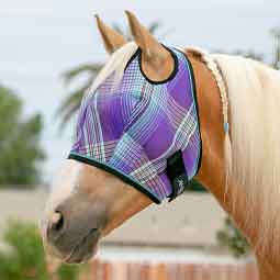 Fly Mask with Web Trim Lavender Mint - Item # 31977