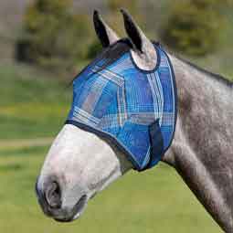 Fly Mask with Web Trim Kentucky Blue - Item # 31977