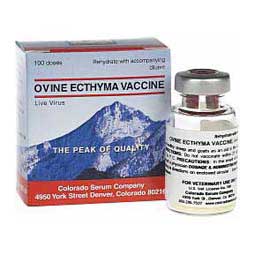 Ovine Ecthyma (Sore mouth) Goat & Sheep Vaccine 100 ds - Item # 32006