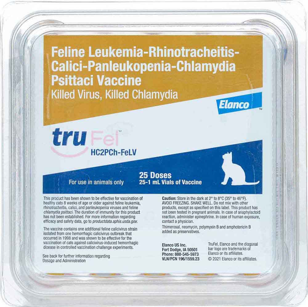 FelOVax LvK IV + CaliciVax Cat Vaccine Elanco Animal Health Cat