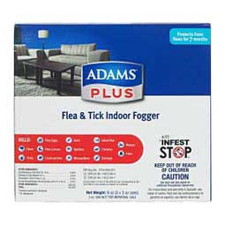 Adams Plus Flea and Tick Indoor Fogger 3 ct (3 oz each) - Item # 32326