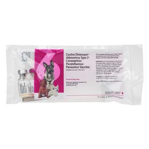Solo-Jec 6 Dog Vaccine 1 dose syringe - Item # 32755