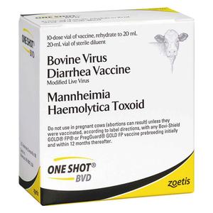 One Shot BVD Cattle Vaccine 10 dose - Item # 32987