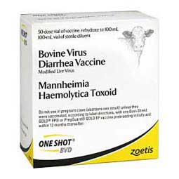 One Shot BVD Cattle Vaccine 50 ds - Item # 32988