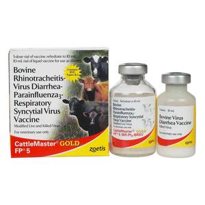 CattleMaster Gold FP5 Cattle Vaccine 5 dose - Item # 33567