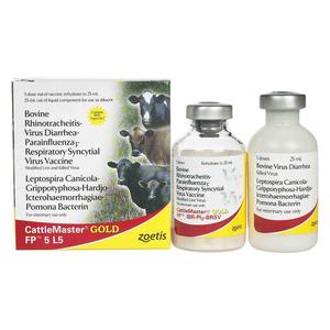 CattleMaster Gold FP5 L5 Cattle Vaccine 5 dose - Item # 33570